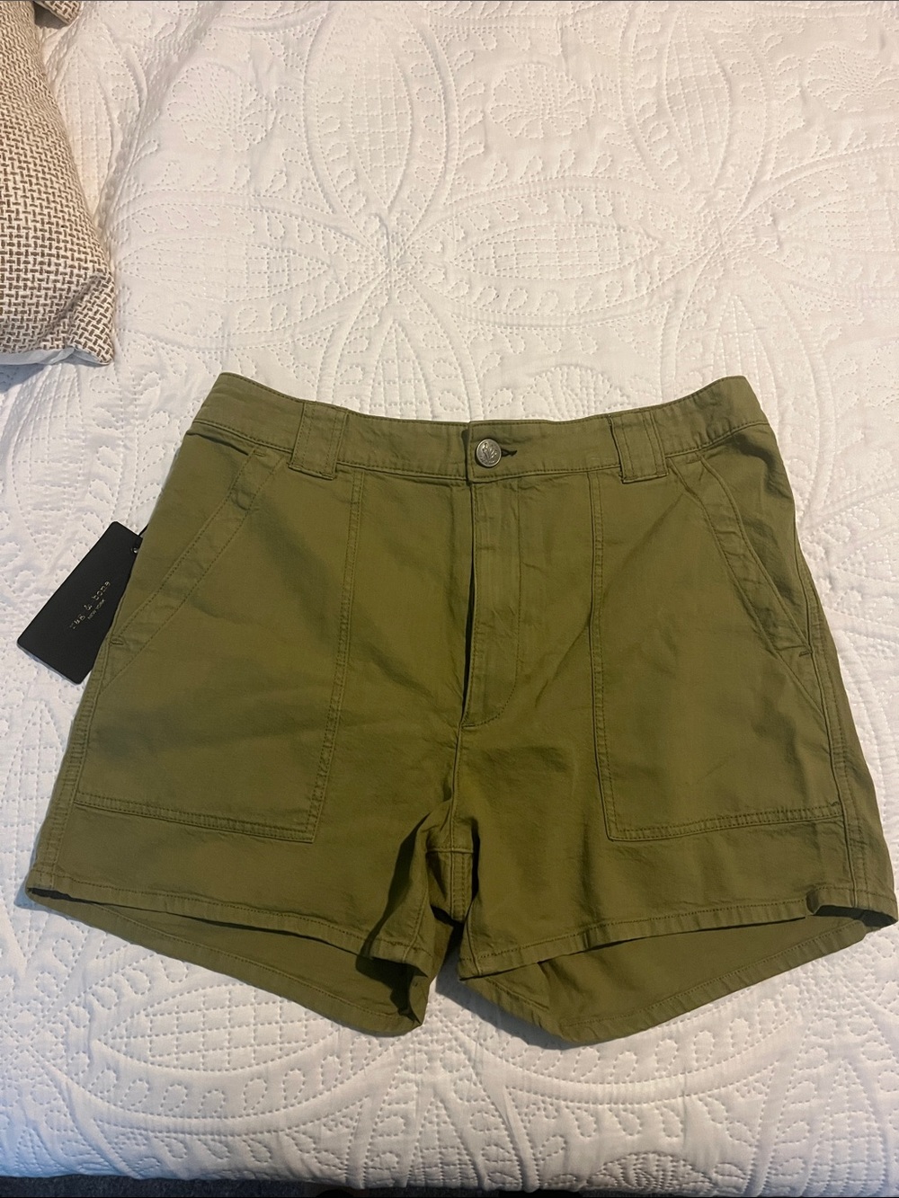 Rag and Bone Green Shorts